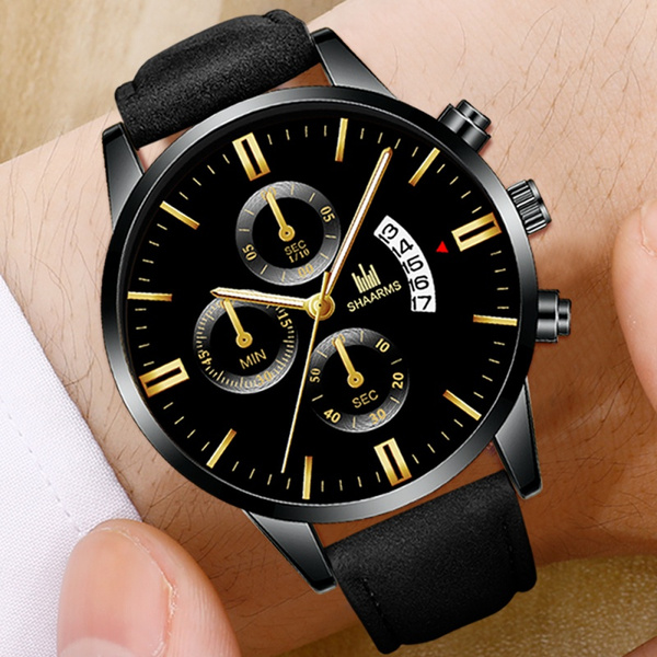 2019 Fashion Men Business Casual Watch Quartz Wrist Watches Men S Outdoor Military Watch Clock With Leather Strap Montre Homme