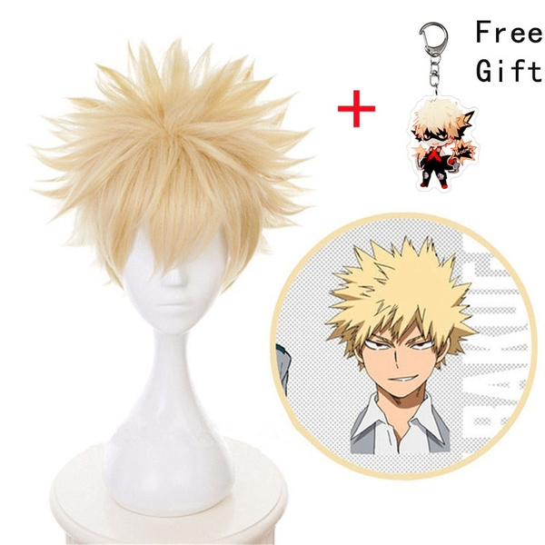 1Pc My Hero Academia Boku No Hero Bakugou Katsuki Blonde Short