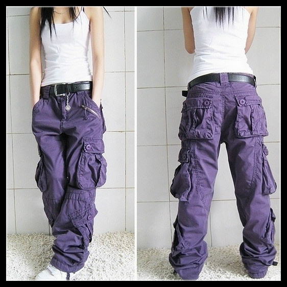 Street Fashion Multi-pocket Classic Military Cargo Pants Hip Hop
