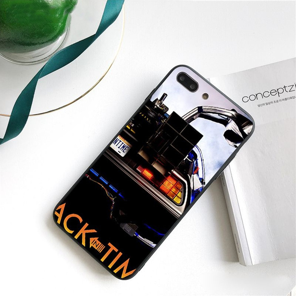 Back to the Future DeLorean Time Machine cell mobile phone case cover for iphone 5 5s Se 6 6S Plus 7 plus 8 plus X Xr Xs max 11 pro max Samsung galaxy