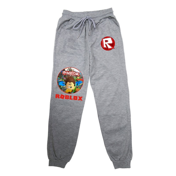 Kids Roblox Casual Sweatpants Sweat Pockets Fashion Jogger Jogging Long Pants For Children Boys Girls Wish - roblox pj pants