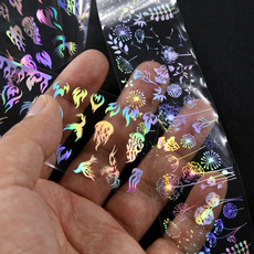 water, nail stickers, Holographic, art