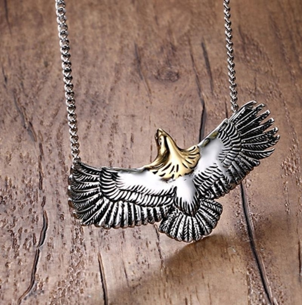 Mens Choker Necklaces Steel Flying 