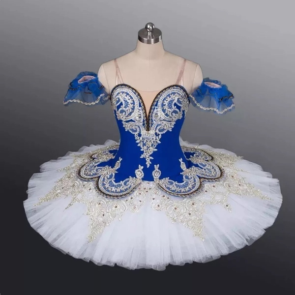 Professional Ballet Tutu Costumes Blue Ballerina Dress for Girls | Wish