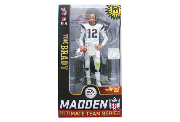 McFarlane Toys NFL New England Patriots EA Sports Madden 19 Ultimate Team  Series 1 Tom Brady Exclusive 7 Action Figure White Uniform - ToyWiz