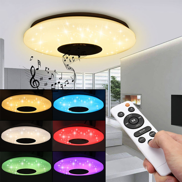 smart bluetooth led ceiling light with speaker