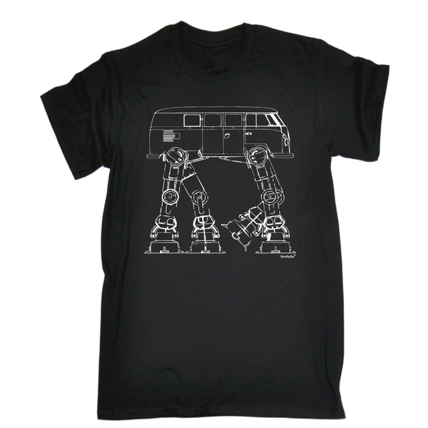 VW ATAT CAMPER VAN DESIGN T-SHIRT funny 