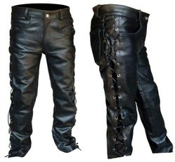 men's jeans, trousers, pants, leather