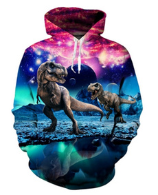 hoody sweatshirt, 3D hoodies, Fashion, Dinosaur