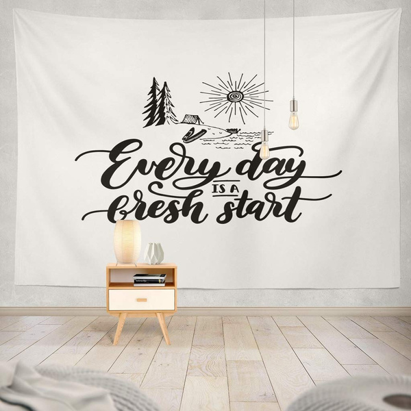 Inspirational wall online tapestry