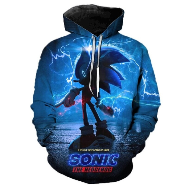 Sonic The Hedgehog Speed Women's Hooded Sweatshirt 