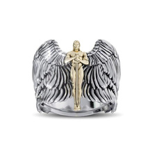 archangelring, creativering, 925 silver rings, 18k gold ring