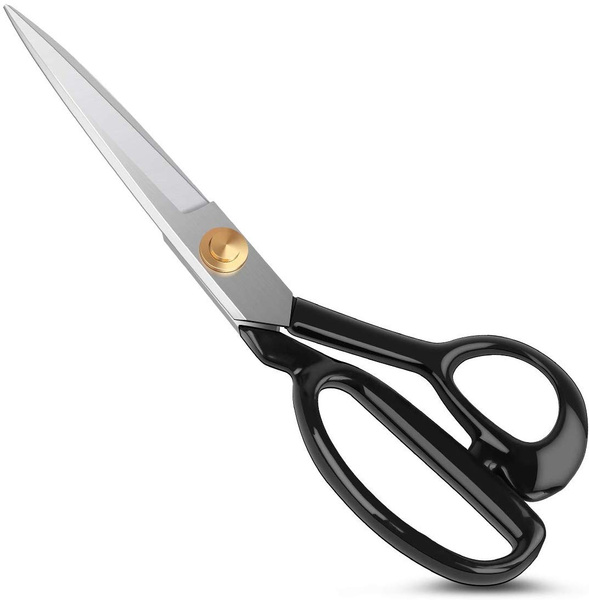 Fabric Scissors, Heavy Duty 8 inch Sewing Scissors for Leather  Tailor,Tailoring Shears for Home Office Craft Black