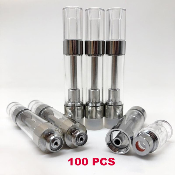 100pcs Ceramic Vape Cartridges Packaging Empty Vape Pen Vaporizer