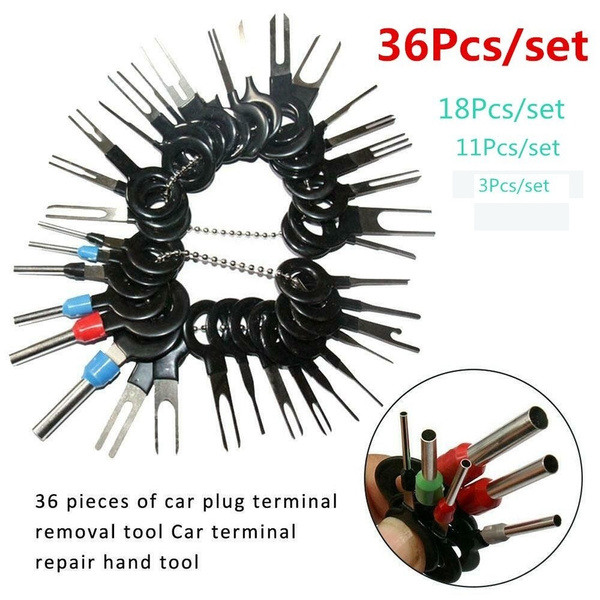 26X Car Terminal Removal Tool Wire Plug Connector Extractor Puller Release Pin 