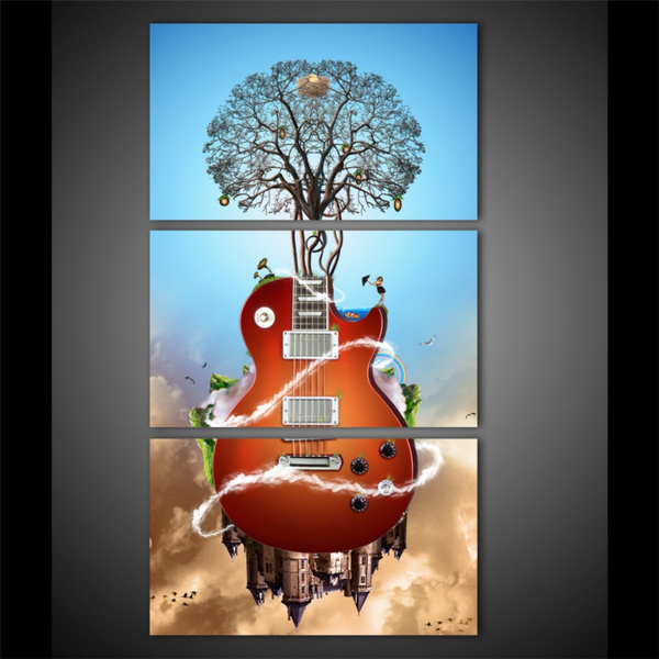 guitar tree painting