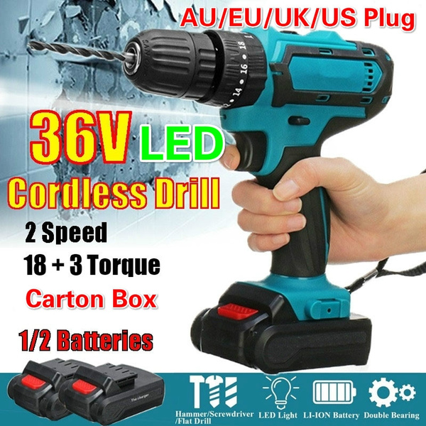 Industrial Grade Special Household 36V 18 + 3 Torque Drill Chuck ...