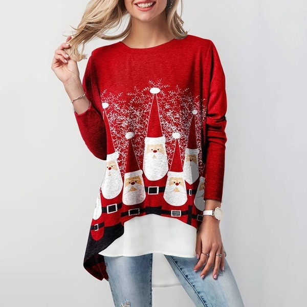 Ladies christmas hotsell tunic jumper