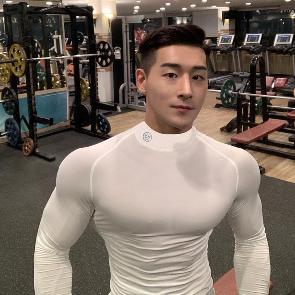 Men's Fitness Long Sleeves Inner Shirt 