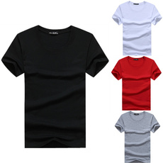 Mens T Shirt, Shorts, Tops & T-Shirts, solidcolortshirt