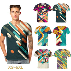 Mens T Shirt, Plus Size, Sleeve, Colorful