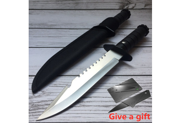 Multifunction Scissors Fixed Blade Tactical Knife Outdoor Survival Hunting  Camping Knives EDC Military Army Dagger Knifes