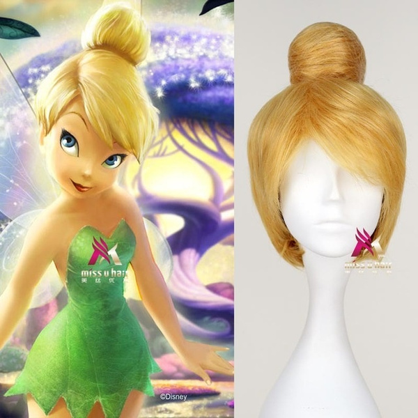 Blonde Cosplay Wig Fairy Tinker Bell 