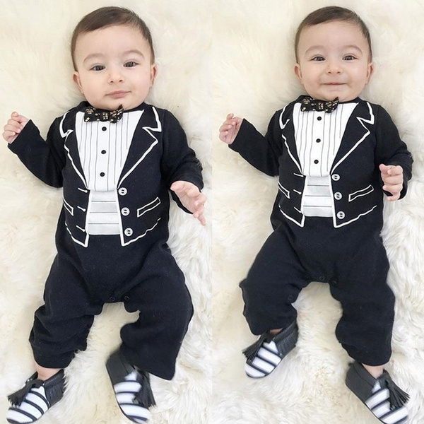 Baby boy best sale dressy rompers