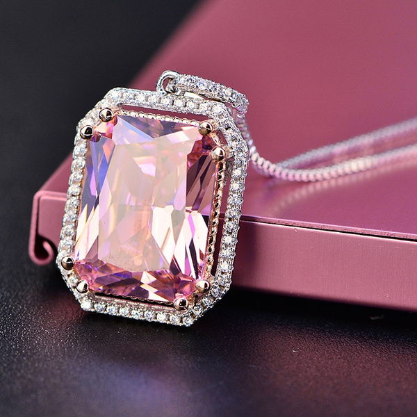 Large Pink Sapphire and Diamond Butterfly Pendant – Nicole Rose Fine Jewelry