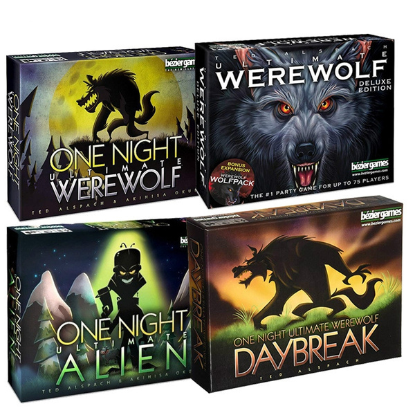 One Night Ultimate Werewolf, Werewolf Board Game English