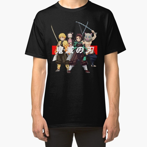 Demon Slayer Kny Merch Men's Fashion New Summer Casual T-shirt ,size:S ...