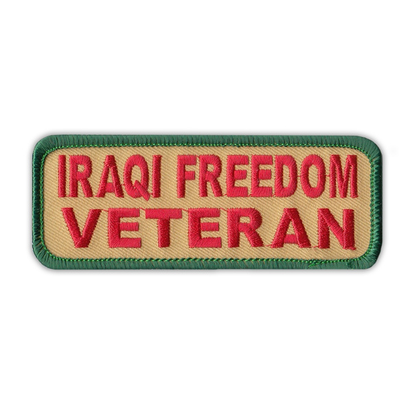 USMC Iraqi Freedom Veteran USMC Patch