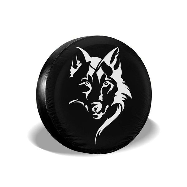 17" Spare Wheel Tire Cover With 3D Wolf Easy Install Protector 31-33" 