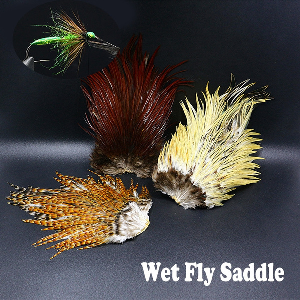 Saddle Hackle Feathers, Pike Tying Materials