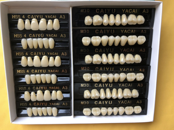 Plexiglass 5 Mm Kit Riparazione Denti In Resina Acrilica - Set Completo Superiore/Inferiore, Sfumature A1/A2/A3 Paraurti Anteriore Ds3 - Foto 5