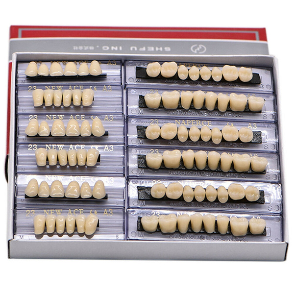 168pcs Denture Acrylic Resin 24 Plate Full Set Teeth Upper Lower Shade   5daddc2ddbfee85053196a0a Large 