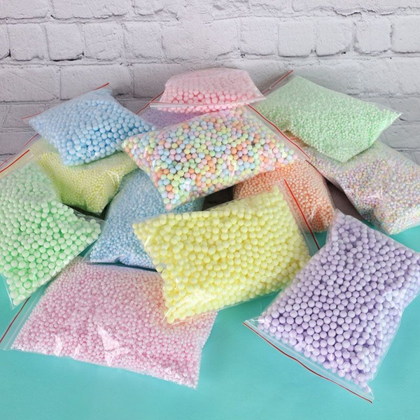pillow with small foam beads