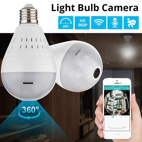sake Haiku Night spot Wireless Security Hidden Camera 360 Panoramic 960P WIFI Light Bulb IP Camera  Indoor Home Surveillance System With Remote View Motion Detection And Night  Vision | Wish