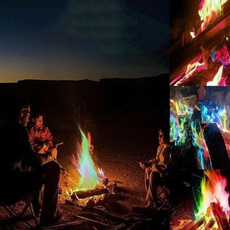 rainbow, Magic, camping, bonfireflamepowder