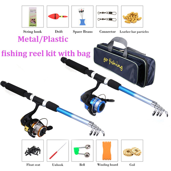 Reel Set Combo Pen Pole Fishing Rods With Reel Fishing Rod Reel Combo Full Kit 