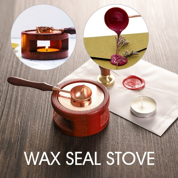 wax seal furnace Melting Wax Seal Sticks Wax Stove Pot Wax Melting