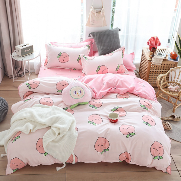 peach queen duvet cover