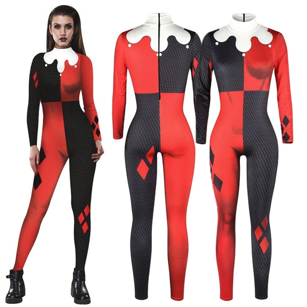 Harley quinn leotard on sale