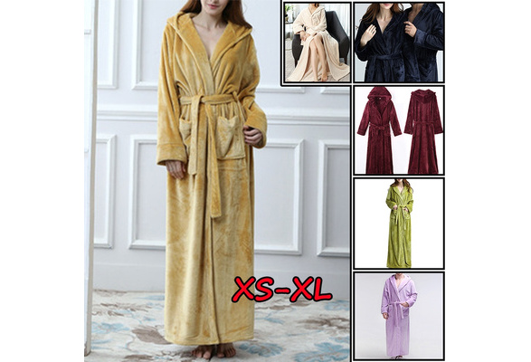 plus size hooded dressing gown