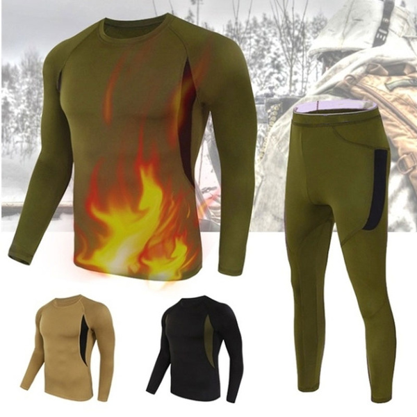 Men's Thermal Underwear Set, Autumn/winter Warm Clothes, Trendy