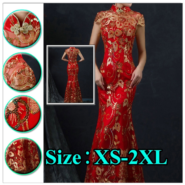 cheongsam gold