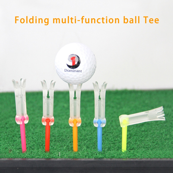 1Pcs Golf tees Directional Foldable Multi-function Portable Golf Tees Golf  Accessories 1.8-3.3inch