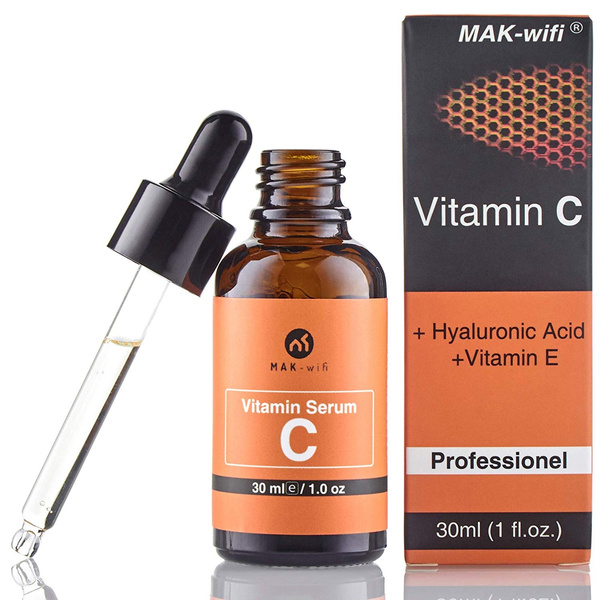 Vitamin C Serum mit 20% Vitamin C + Hyaluronsäure und ...