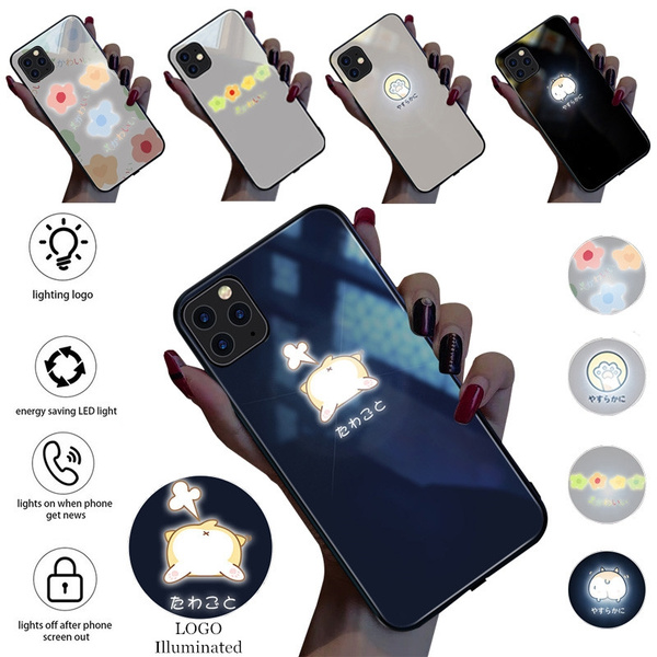 Light up deals iphone case