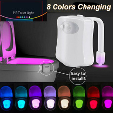 Bathroom, led, lights, ledtoiletlightledsensornightlight